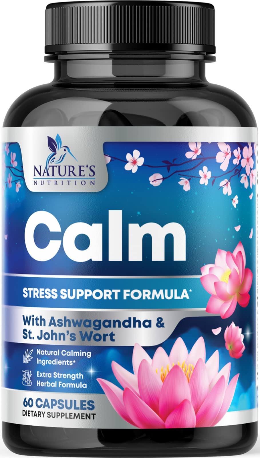 Nature's Nutrition Stress Support Supplement - Extra Strength Relief