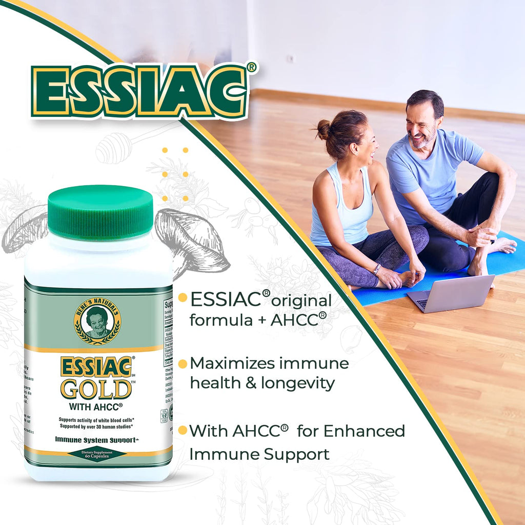 Essiac Gold with AHCC Immune Support - 60 Capsules - image 5