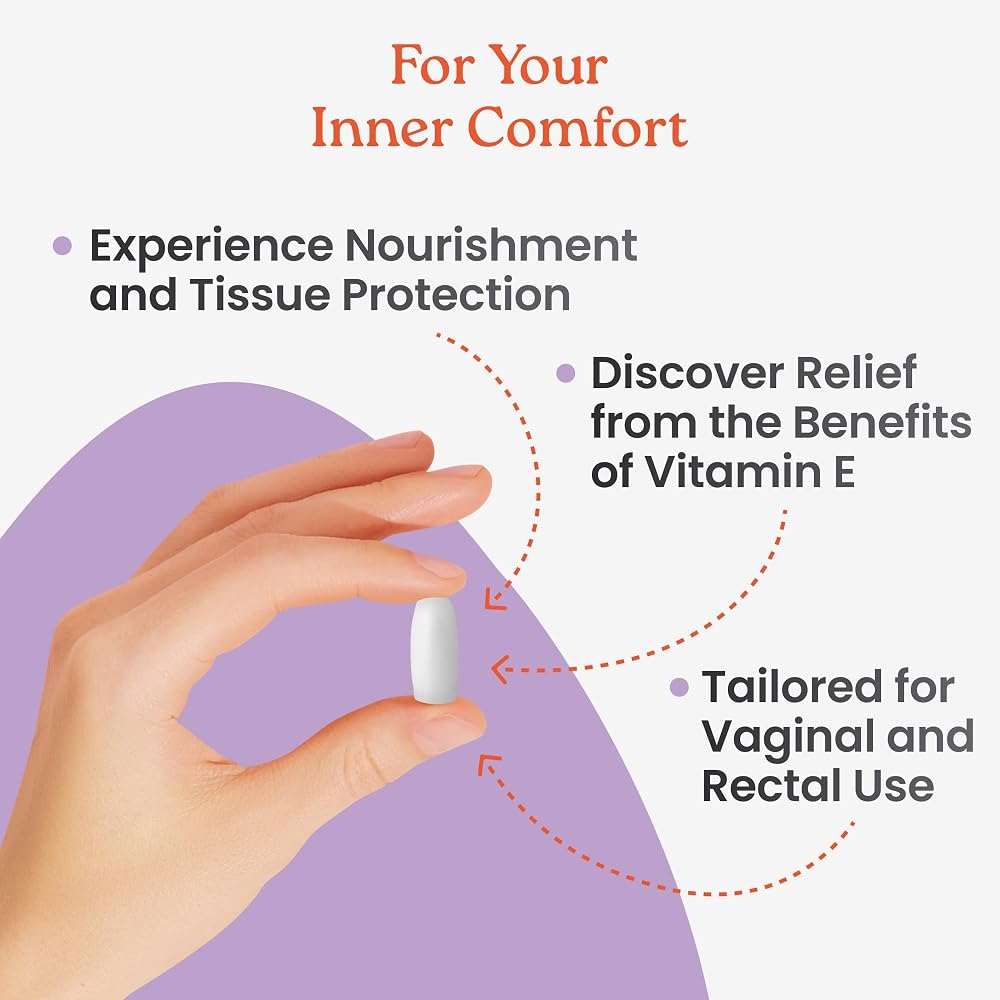 NewLife Naturals ESoothe Vitamin E Suppositories for Women - 48 Count - image 3