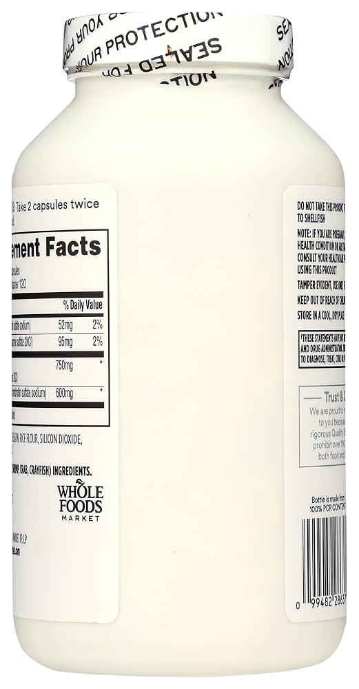 365 by Whole Foods Market Glucosamine Chondroitin - 240 Capsules - image 2