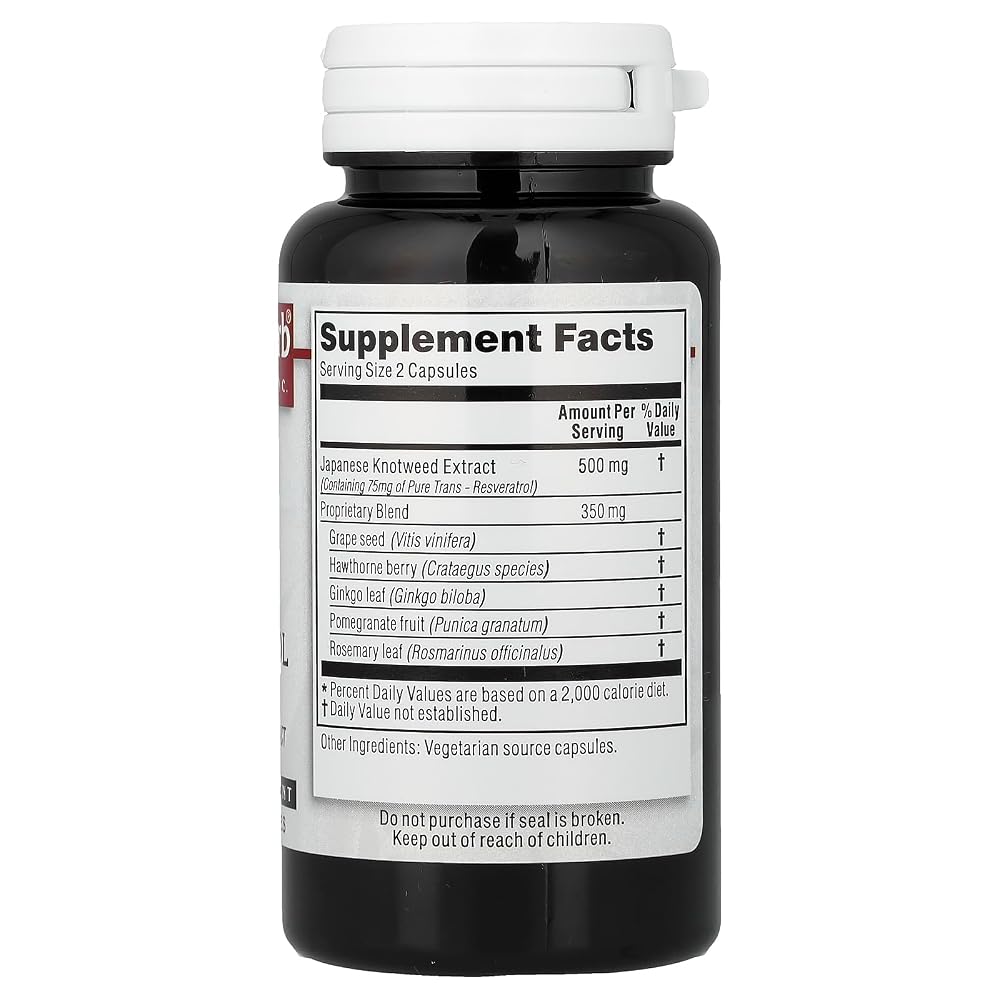 Kroeger Herb Co Resveratrol Six - 60 Vegetarian Capsules - image 2