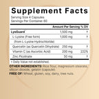 NatureBell L-Lysine 1000mg with Quercetin Capsules - 240 Count - image 2
