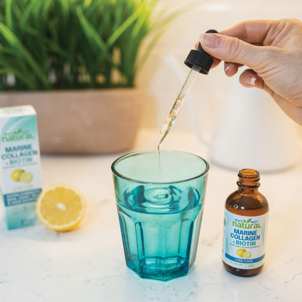Why Not Natural Liquid Collagen Plus Biotin Drops - 2 Fl Oz - image 6