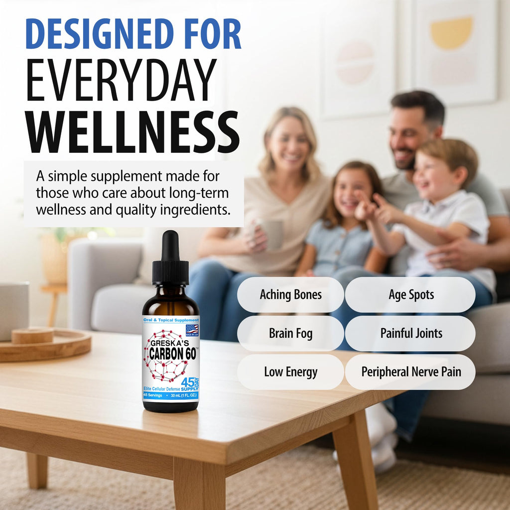 Greska's Carbon-60 Carbon 60 in Organic Sunflower Oil