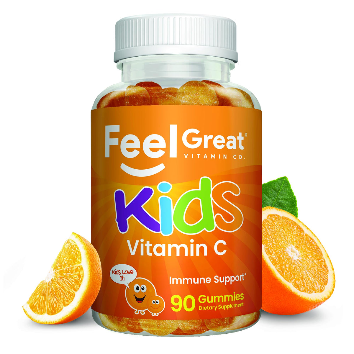 The Feel Great Vitamin Company Vitamin C Gummies 250mg Immune Support