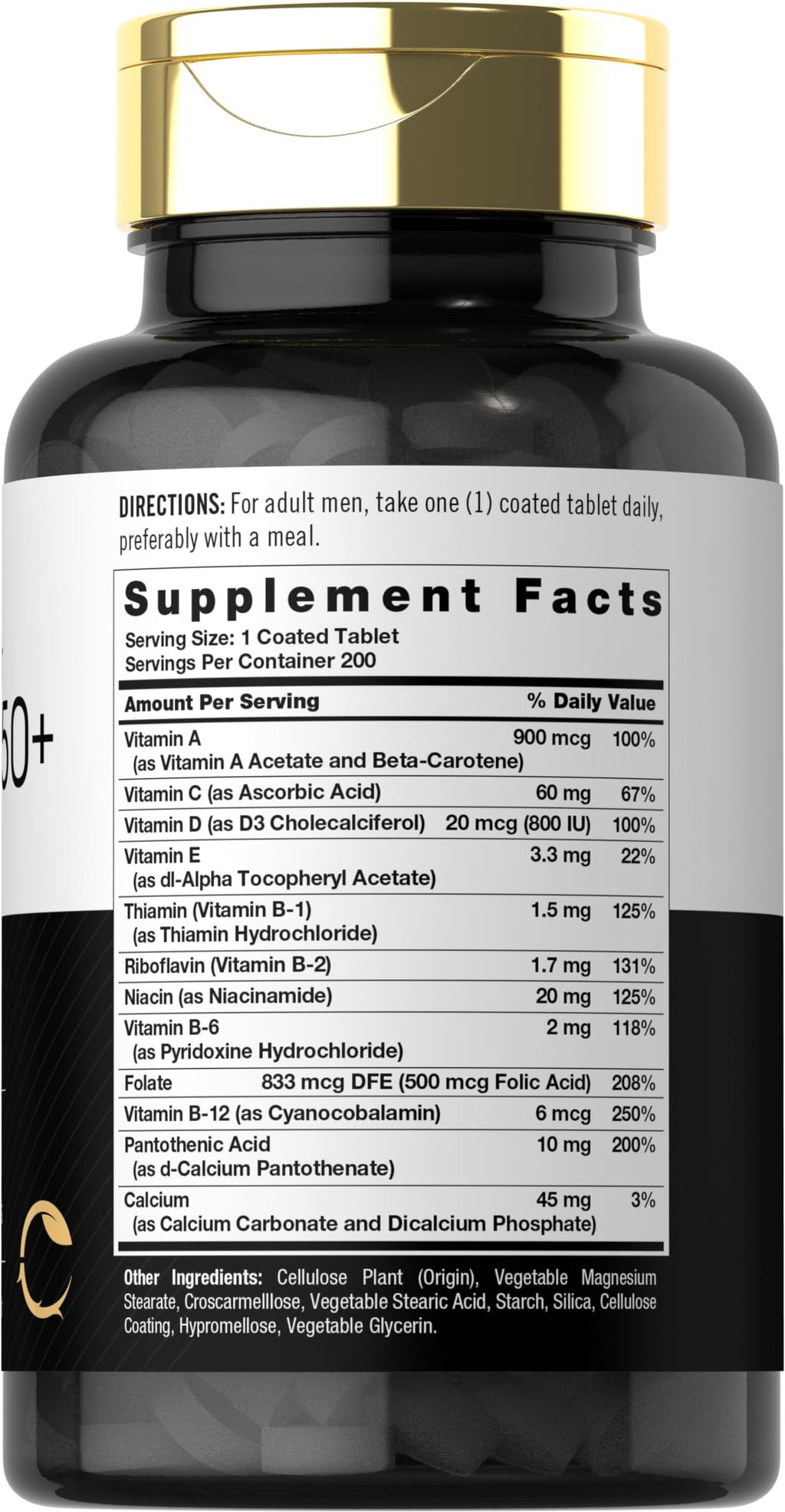 Carlyle Multivitamin for Men 50+ - 200 Caplets - image 2