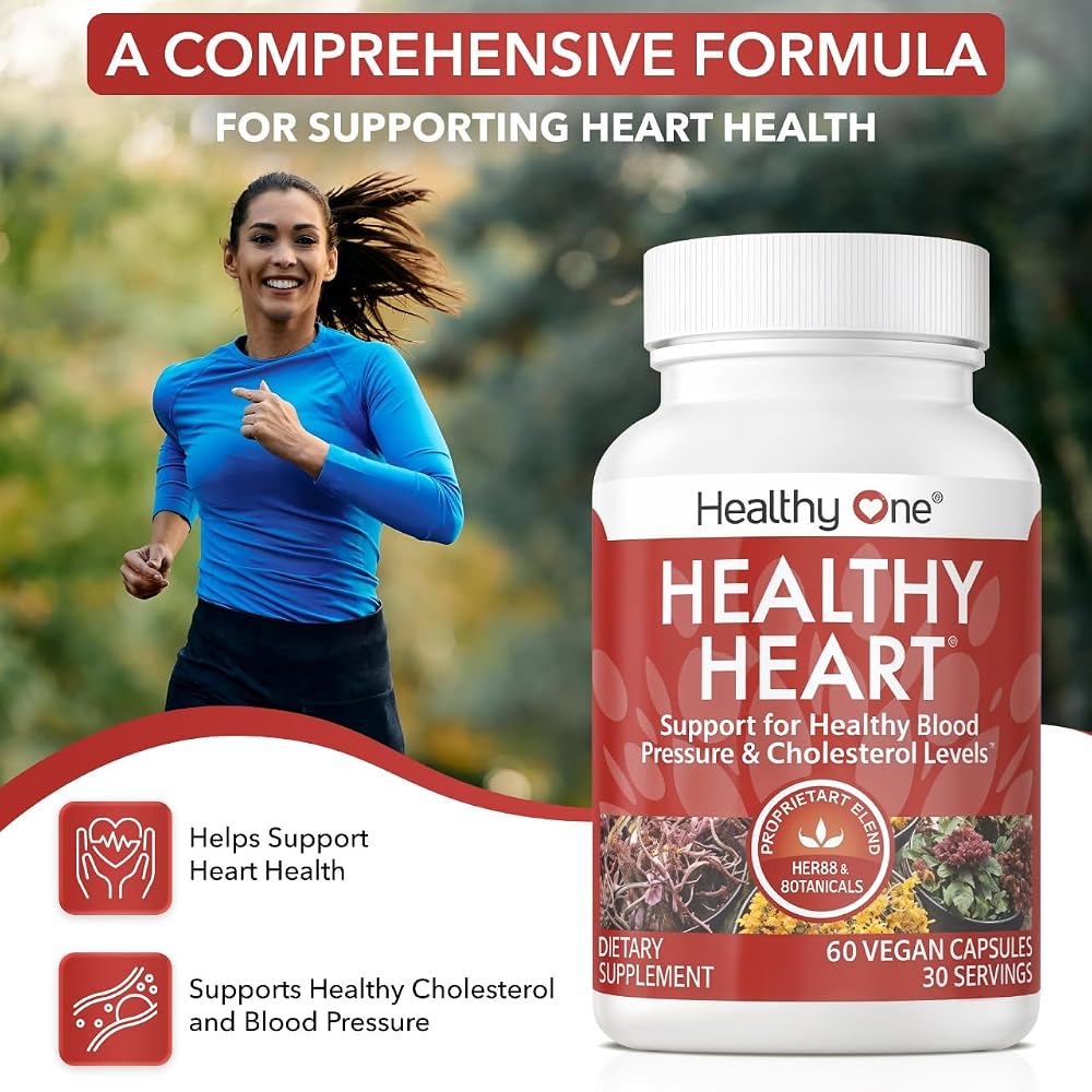 Healthy One Healthy Heart Cardiovascular Support - 120 Capsules - image 3