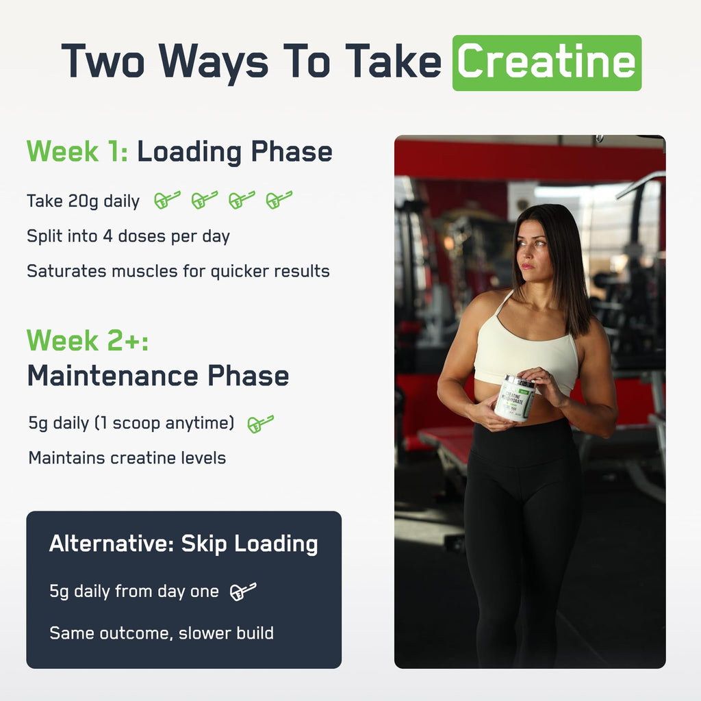 SteelFit Creapure Pure Creatine Monohydrate Powder