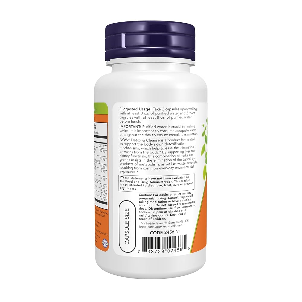 NOW Detox and Cleanse Liver and Kidney Support - 90 Vegetarian Capsules - image 3