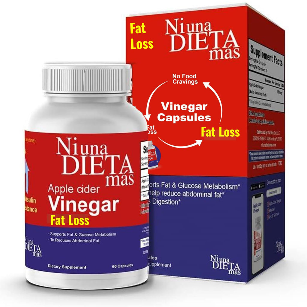 Ni una dieta más Apple Cider Vinegar Capsules - 60 Count