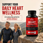 HerbaMe Heart Health Supplement for Circulation Support - 120 Capsules - image 2