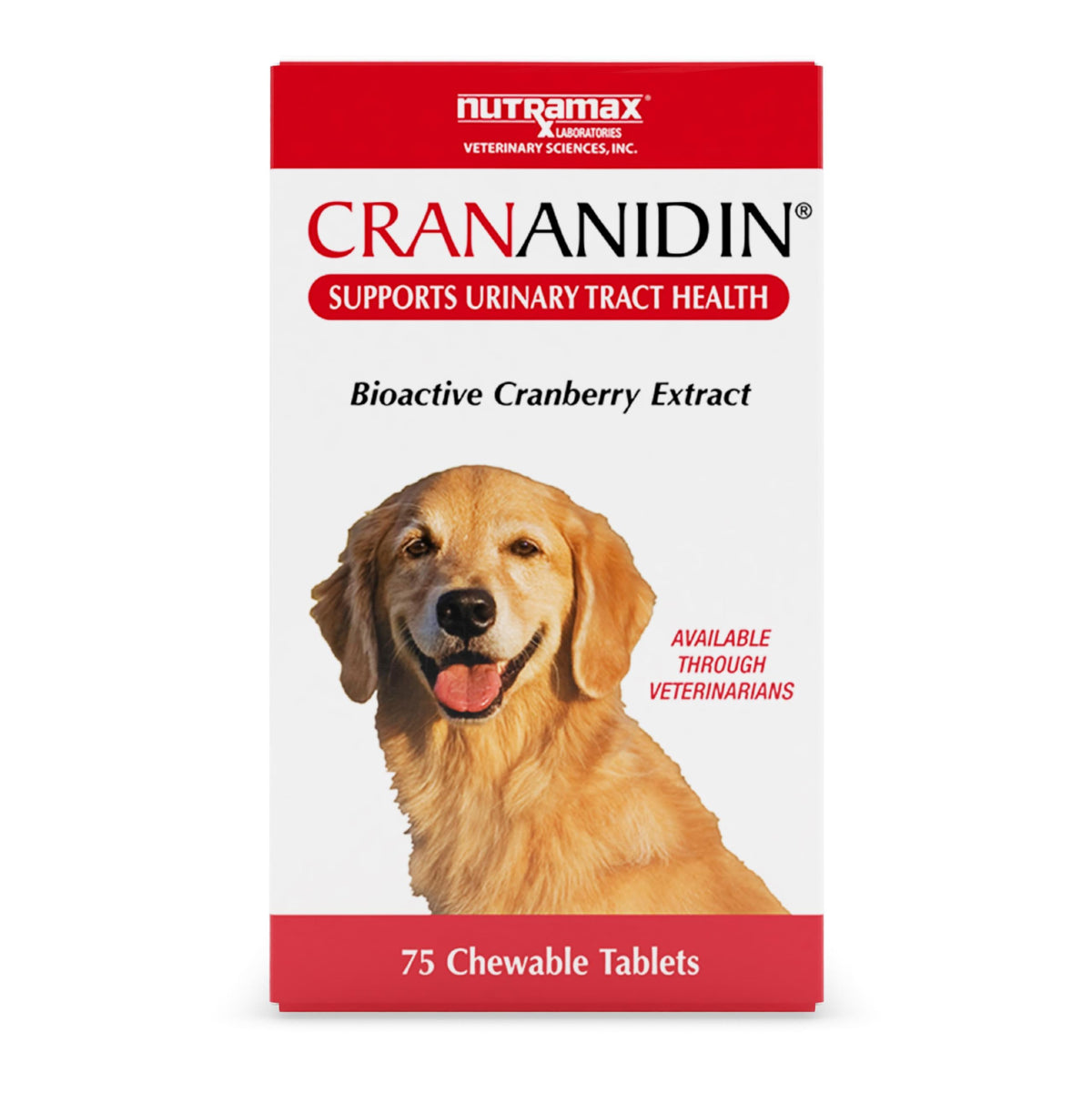 Nutramax Crananidin Cranberry Extract Urinary Tract Support for Dogs
