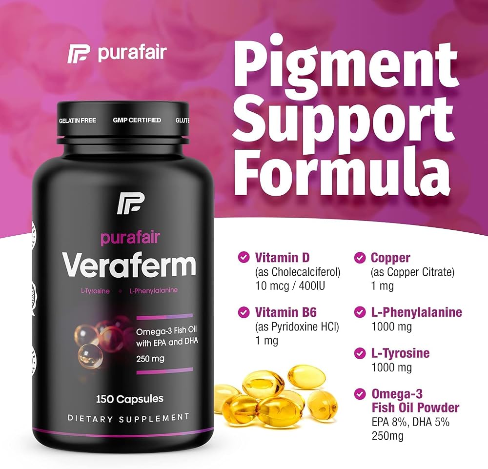 purafair Veraferm Skin Pigmentation Supplement - 150 Capsules - image 4
