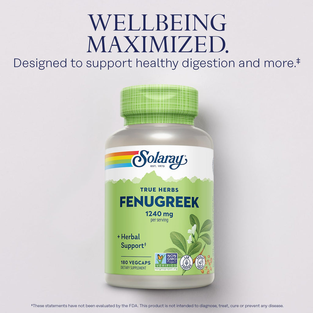 SOLARAY Fenugreek Seed 1240 mg