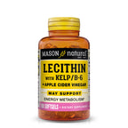 Mason Natural Lecithin with Kelp, B6 & Apple Cider Vinegar - 100 Softgels