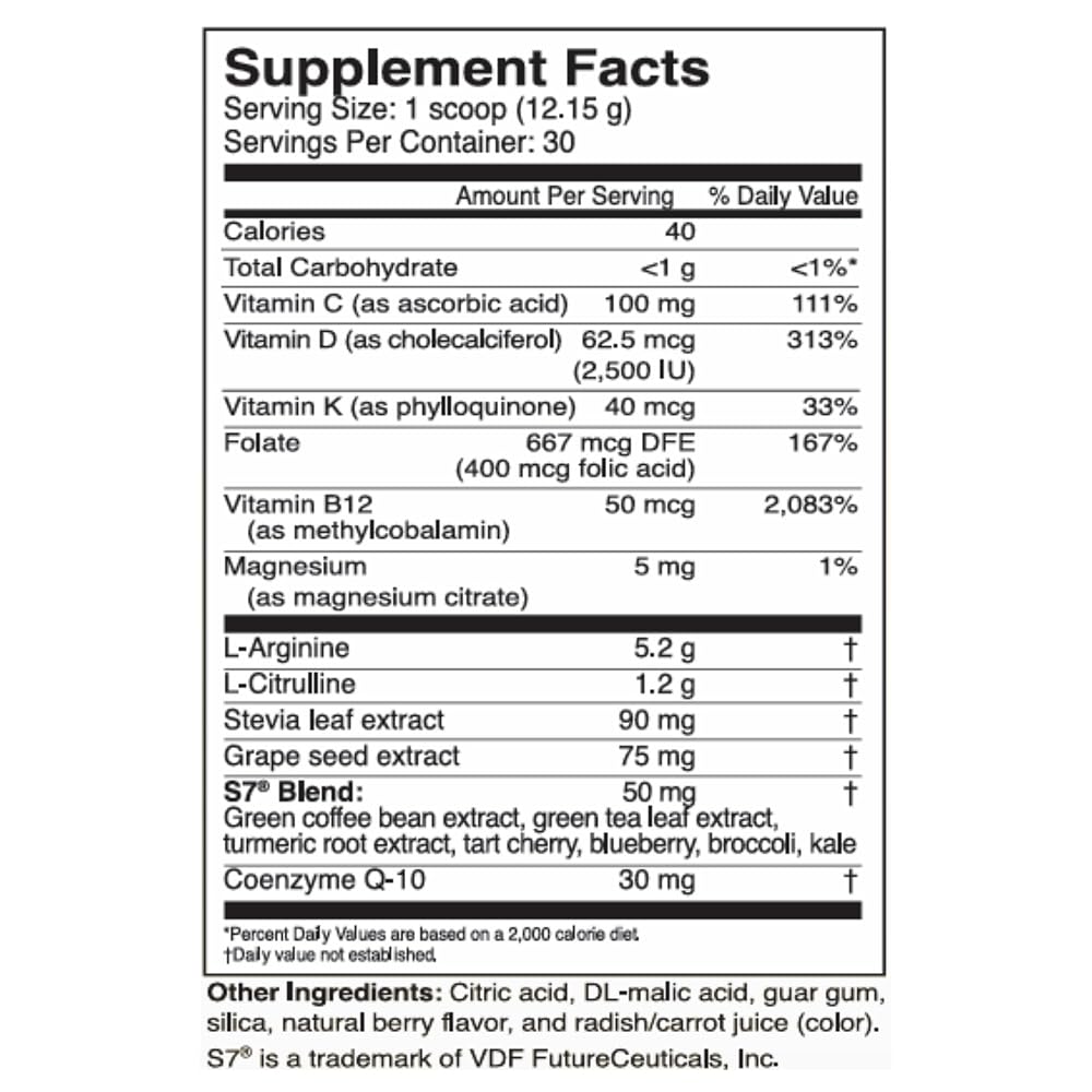 Cardio Defender L-Arginine 5200mg Nitric Oxide Booster Powder - 12.8 oz - image 5