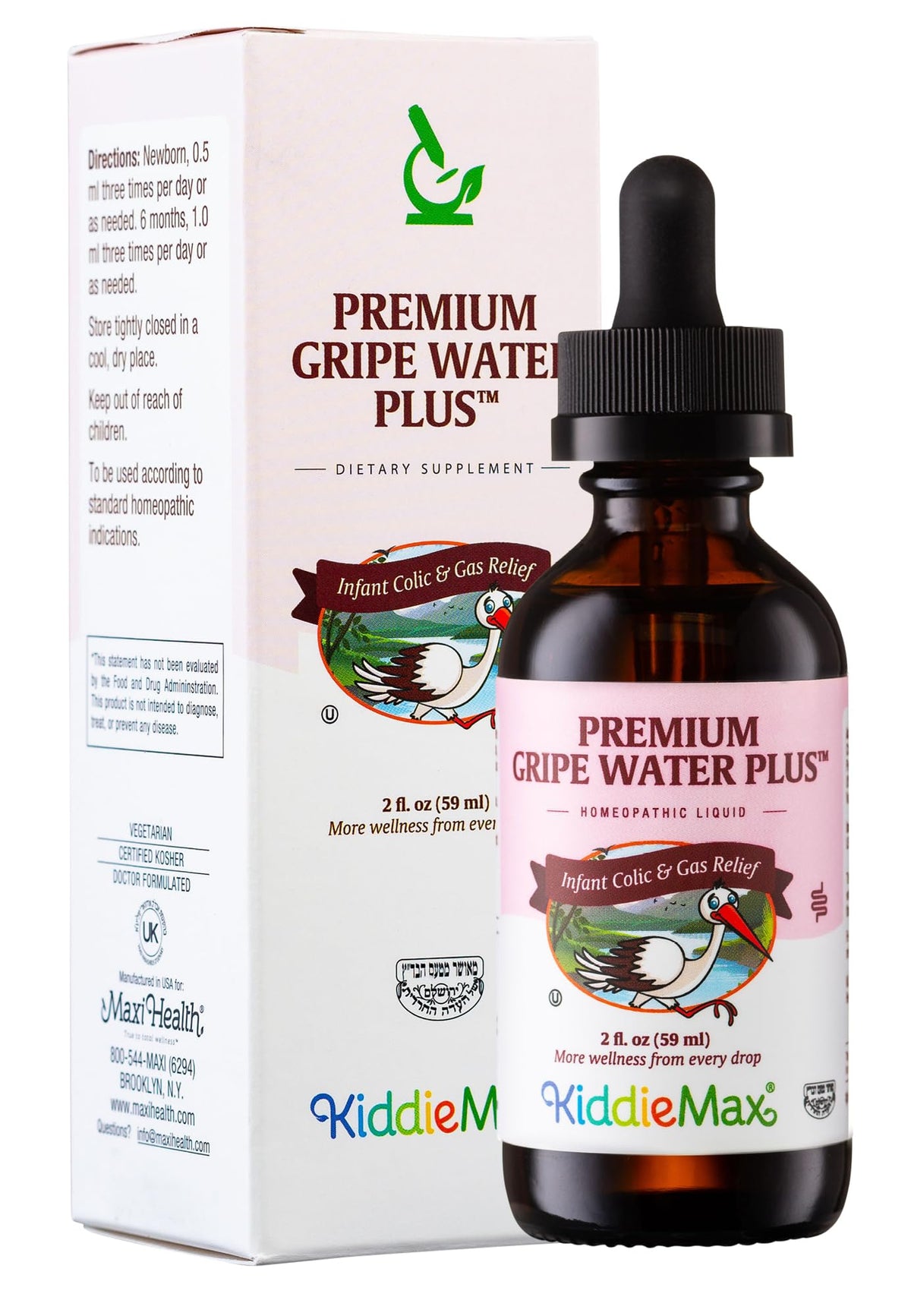 Maxi Health Gripe Water for Babies Colic & Gas Drops - 59 mL - image 3