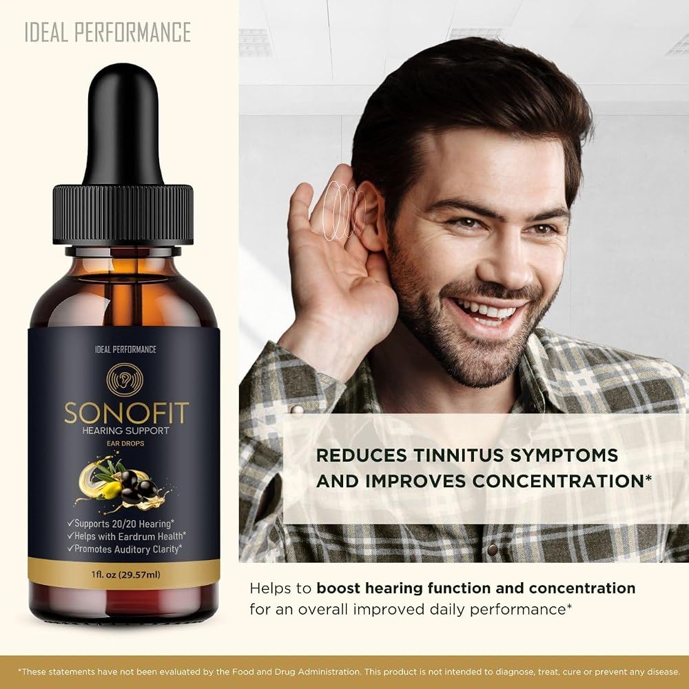 IDEAL PERFORMANCE Sonofit Hearing Support Drops - 6 Fl Oz (Pack of 3) - image 6