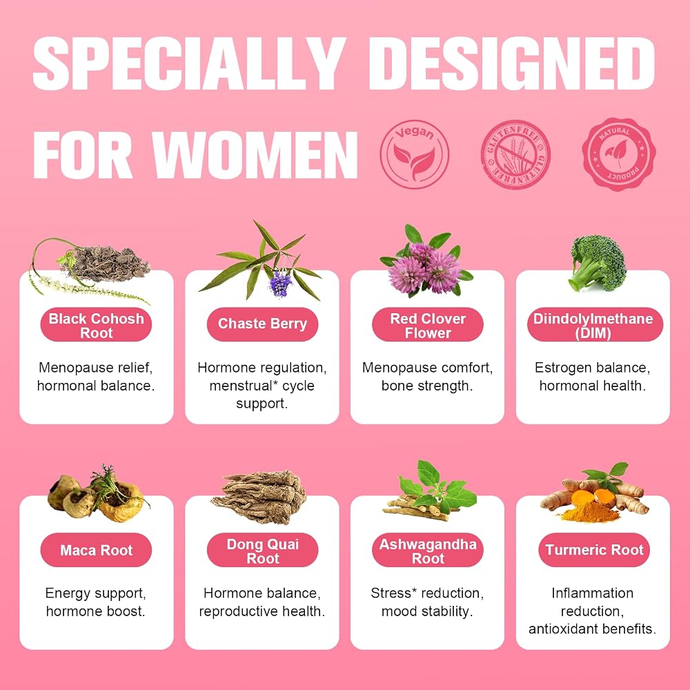 Totaria 40-in-1 Menopause Supplements for Women