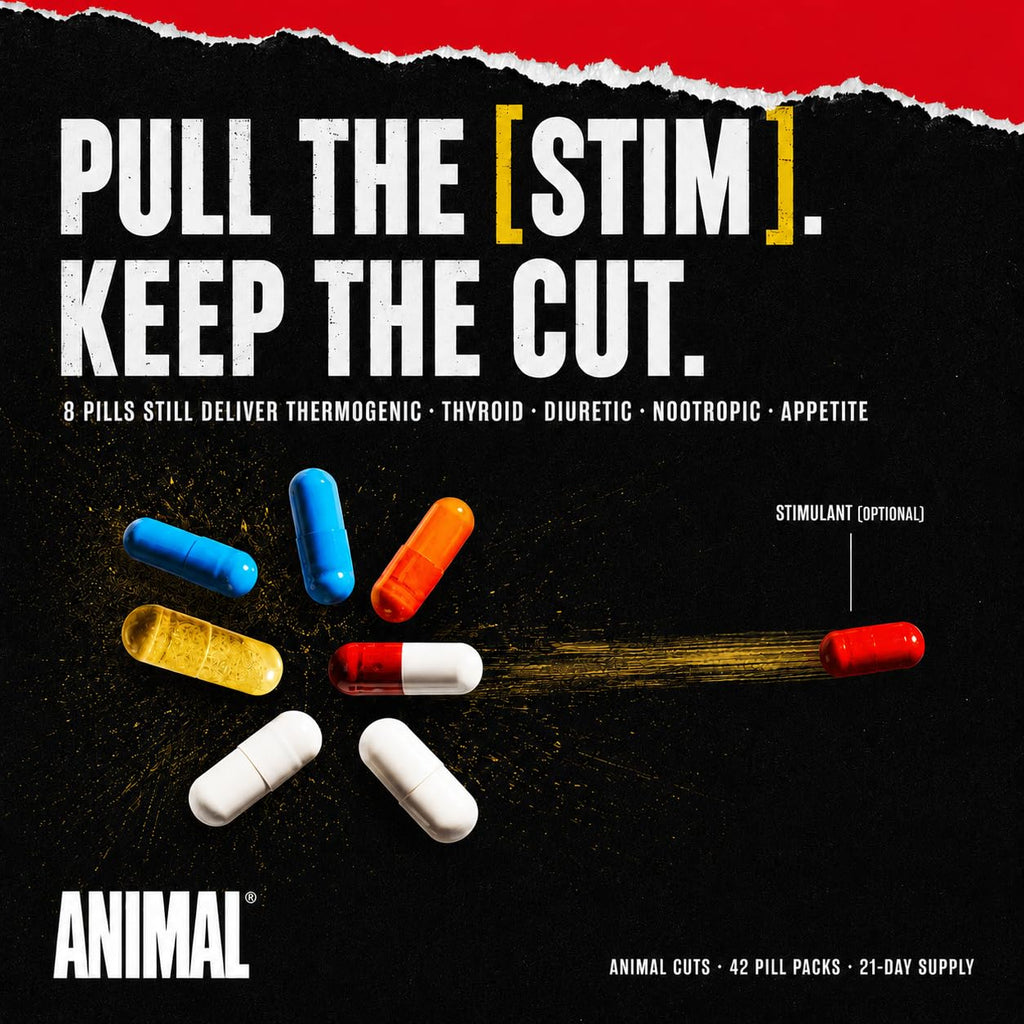 Animal Cuts Thermogenic Fat Burner Complex - 42 Pill Packs - image 5