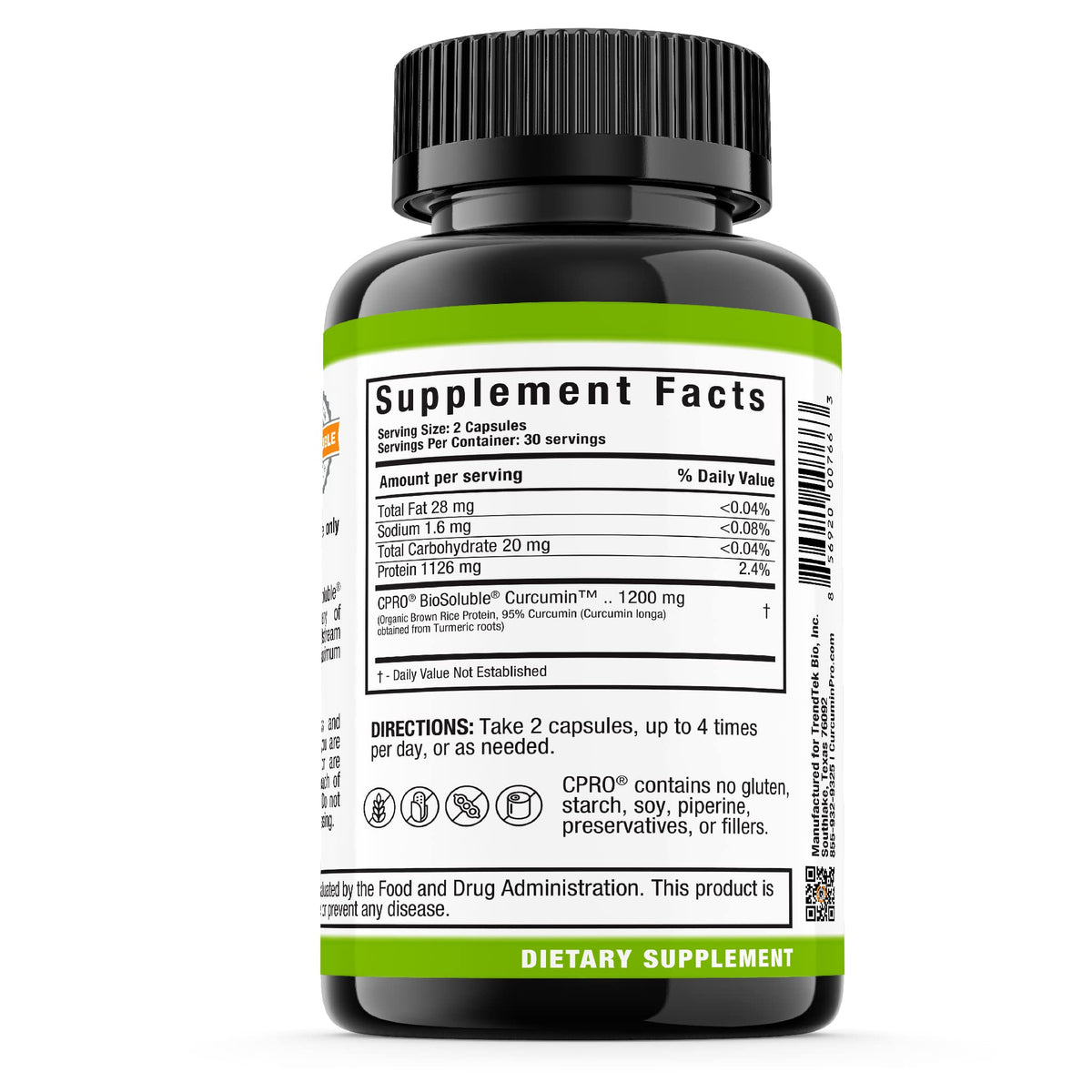 curcuminpro Turmeric Curcumin Supplement