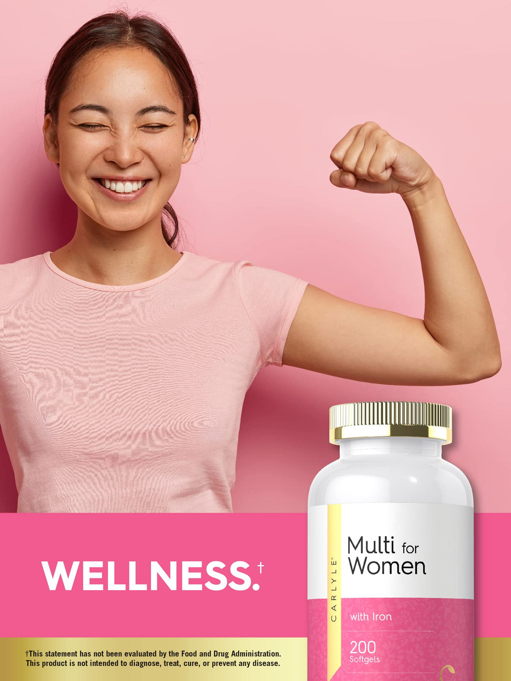Carlyle Multivitamin for Women with Iron - 200 Softgels - image 6