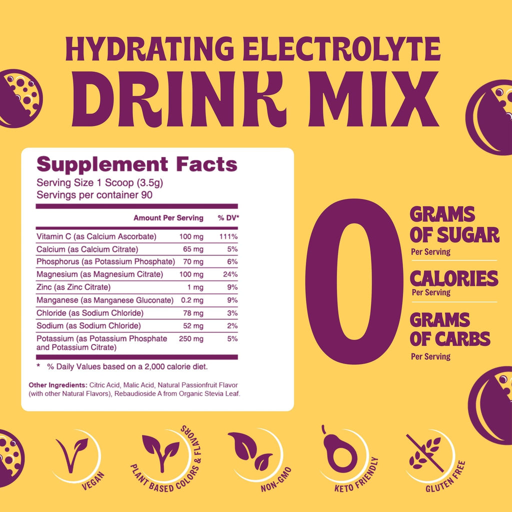 Vitalogix Naturals Electrolytes Powder No Sugar - Peach Hydration