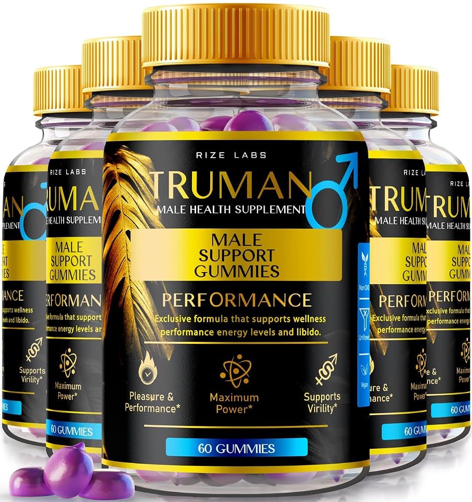 rize labs Truman Gummies for Men Energy Support - 300 Gummies