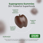 DORADO NUTRITION Supergreens Gummies Immunity Support - 60 Count - image 4