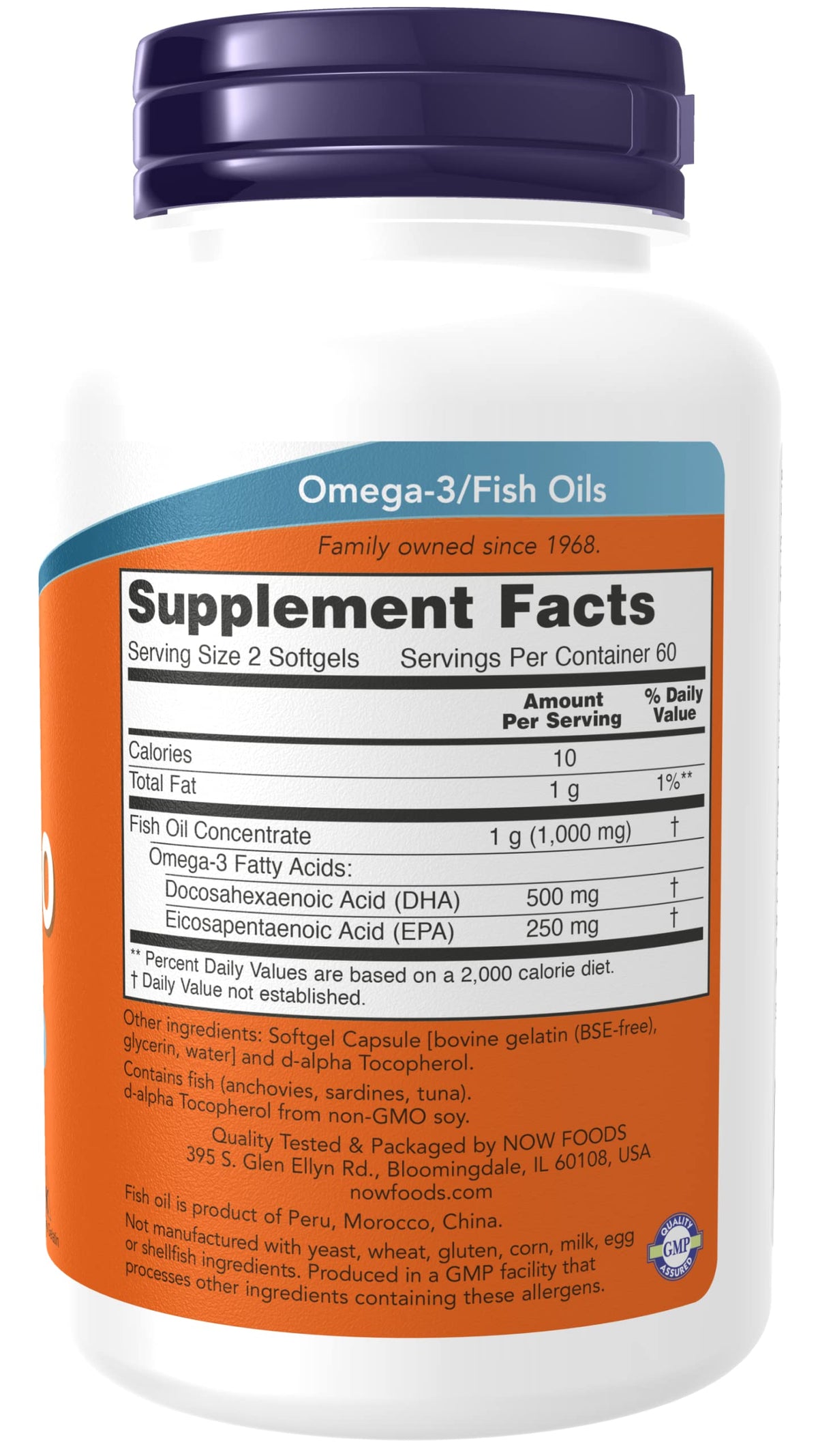 Now Foods DHA-250 50% DHA Softgels - 240 Count - image 2