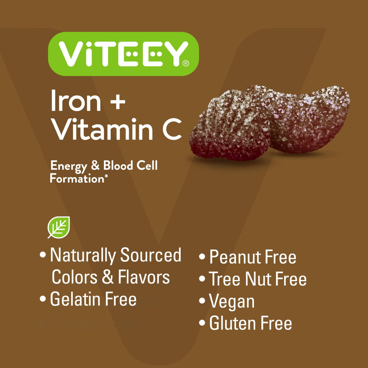 Viteey Iron Gummies - Iron with Vitamin C