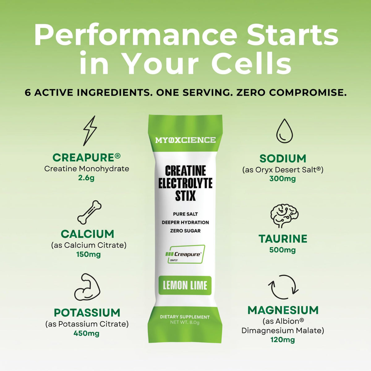 MYOXCIENCE Electrolyte STIX