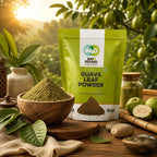 WAY 4 ORGANIC W4O Guava Leaf Powder (100% Natural & Pure)