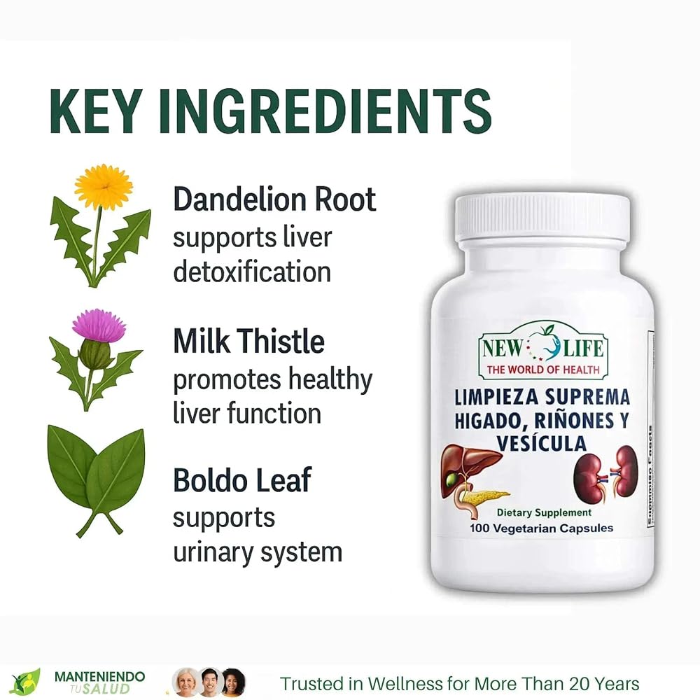 Manteniendo Tu Salud Liver, Kidney & Gallbladder Cleanse - 100 Capsules - image 6