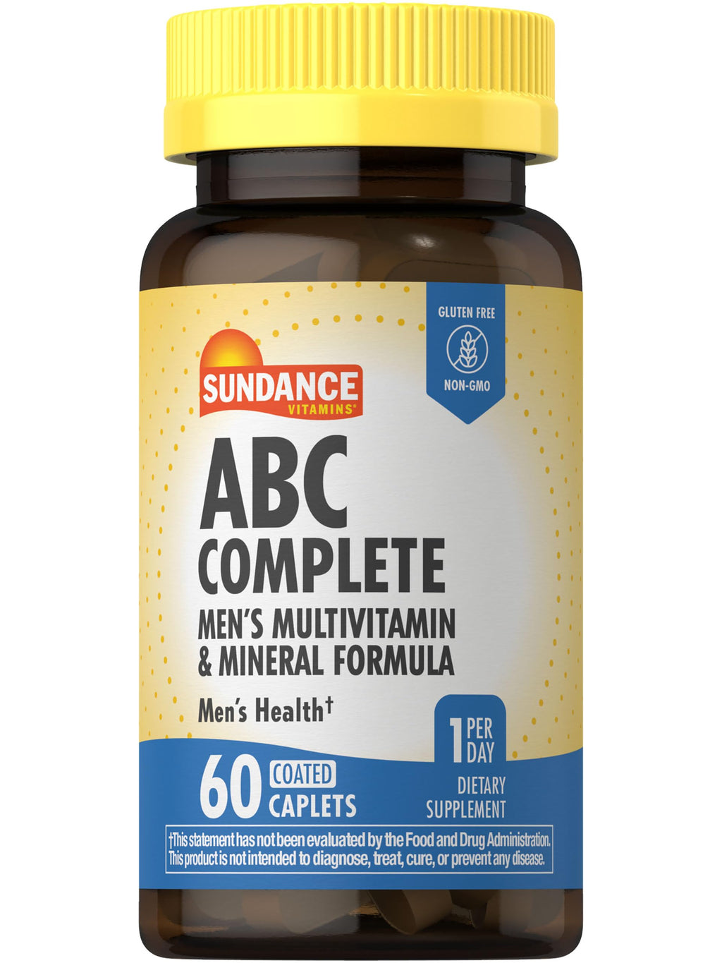 Sundance Men's ABC Complete Multivitamin & Mineral Formula - 60 Caplets
