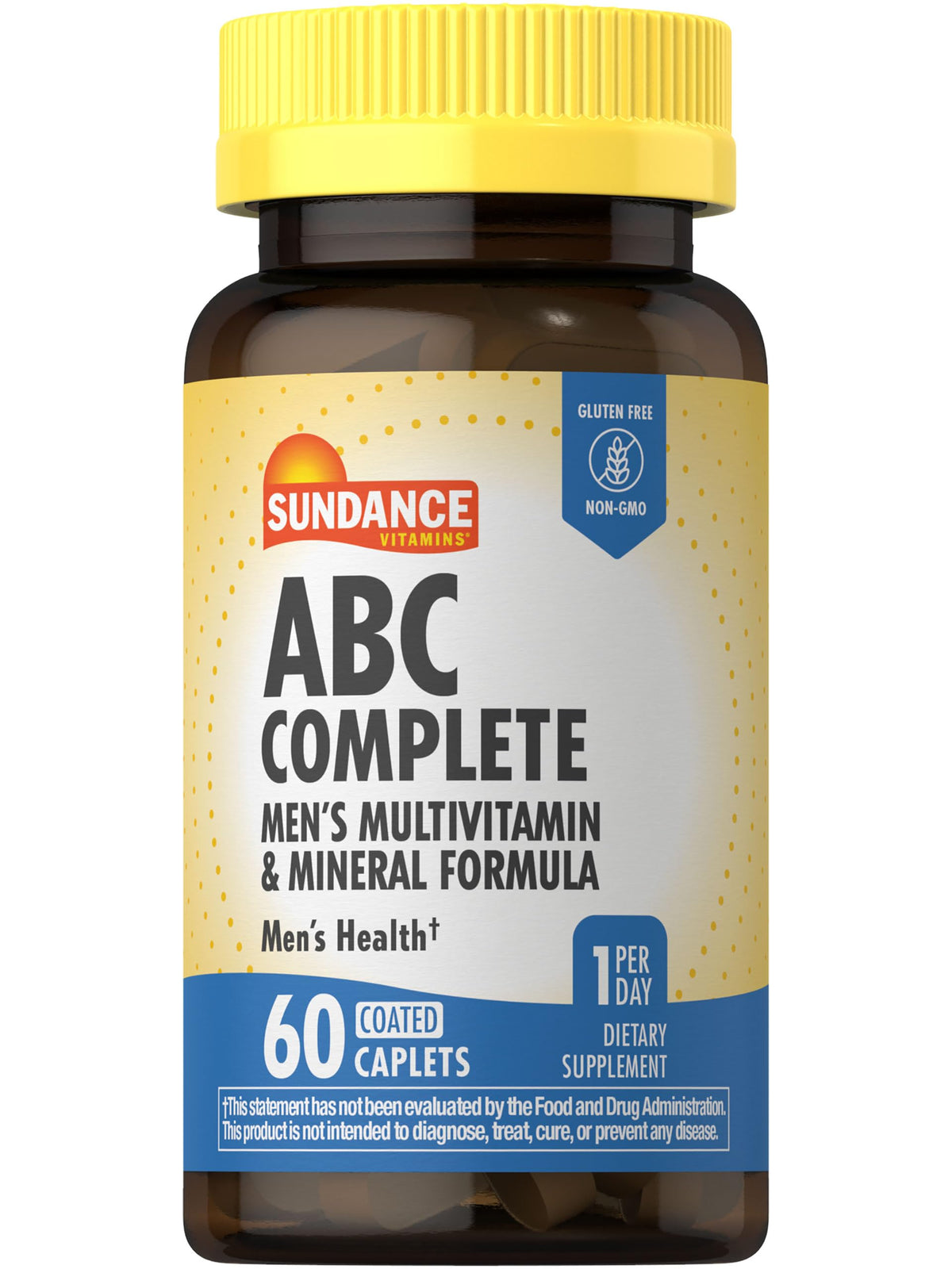 Sundance Men's ABC Complete Multivitamin & Mineral Formula - 60 Caplets