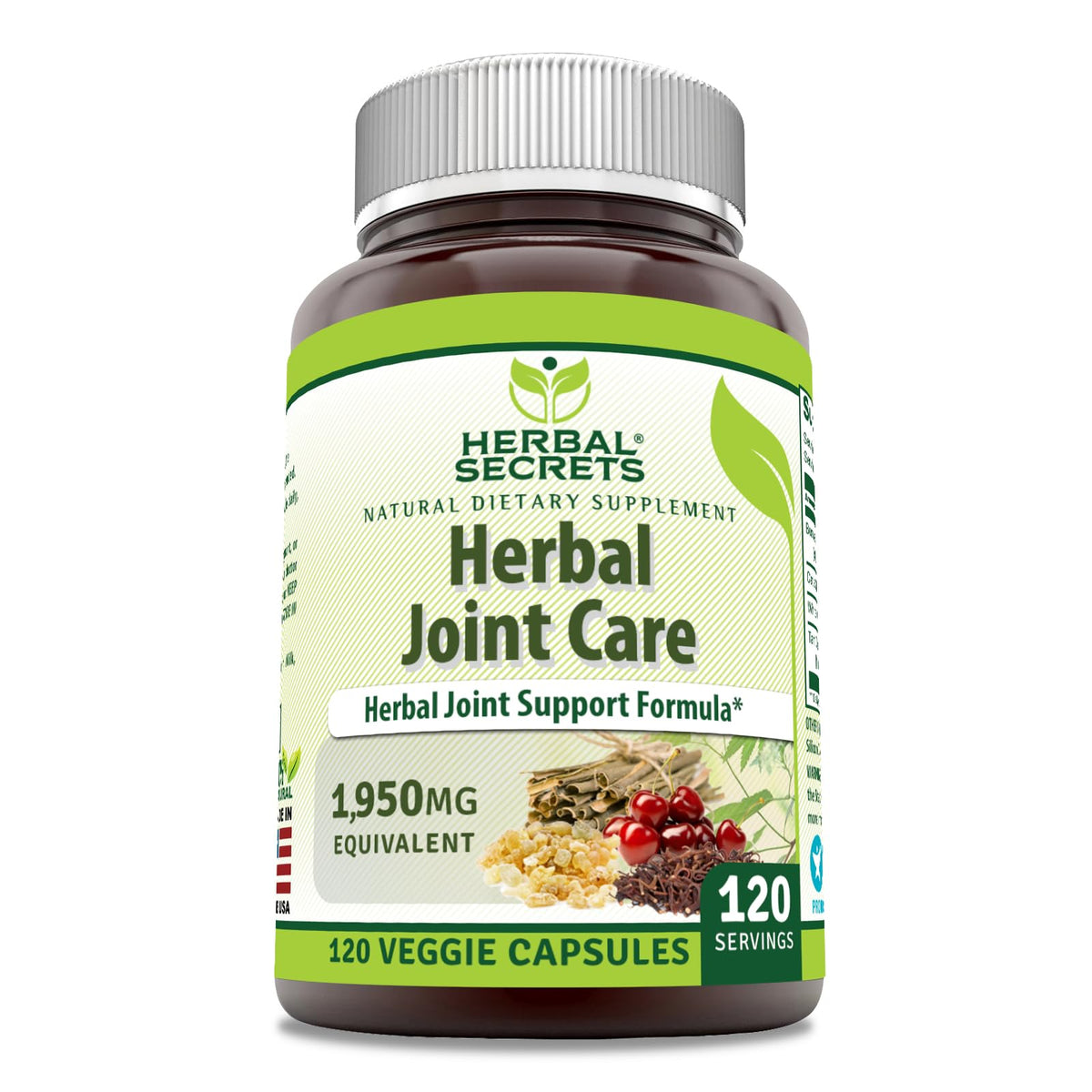Herbal Secrets Joint Care 1950 mg - 120 Vegetarian Capsules