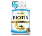 NaturalisimoLife Biotin 10,000 mcg High Potency - 120 Capsules - image 4