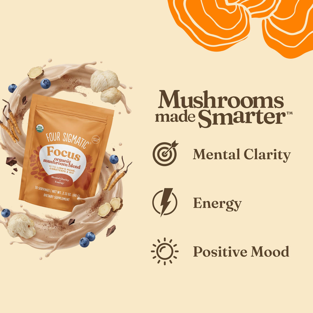 Four Sigmatic Focus Blend Lion's Mane Powder - 30 Servings - image 4