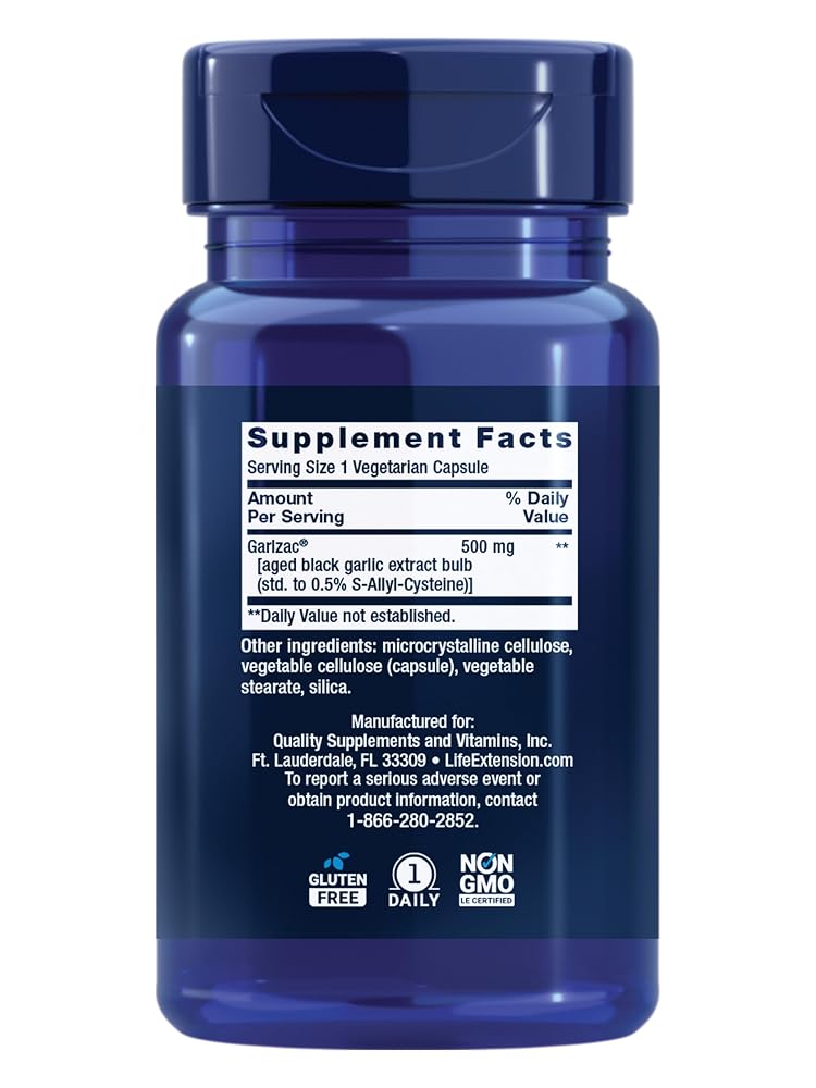 Life Extension Aged Black Garlic Heart Health Support - 30 Capsules - image 2
