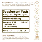 Solgar Coenzyme Q-10 120mg - 60 Vegetarian Capsules - image 2