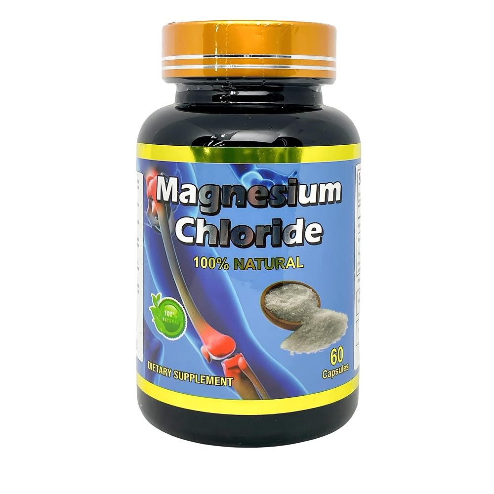 Productos El Colibri Magnesium Chloride 100% Natural - 60 Capsules