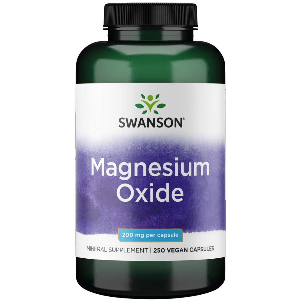 Swanson Magnesium Bone & Muscle Support 200 mg - 250 Capsules