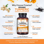 PH PROWISE Healthcare Turmeric Curcumin 1440mg with Black Pepper & Ginger - image 2