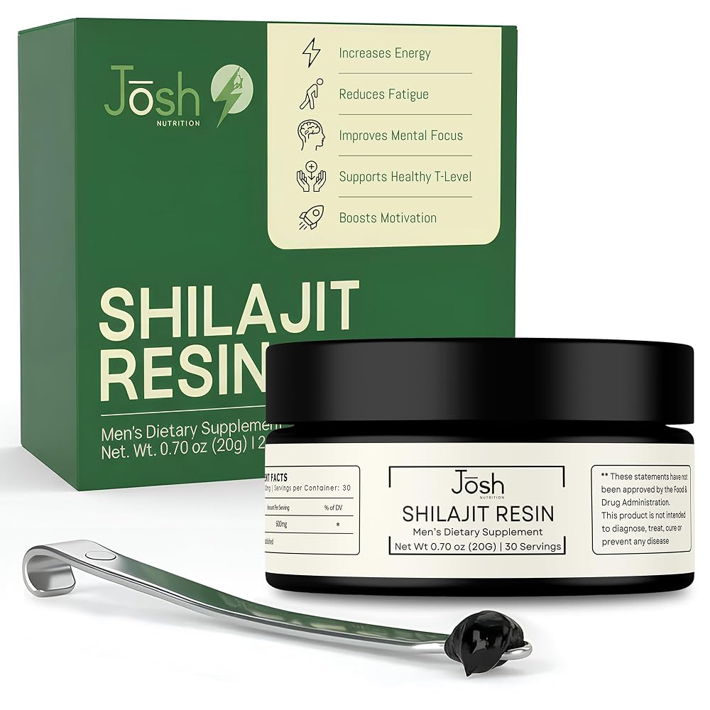 Jōsh Pure Himalayan Shilajit Resin 70%+ Fulvic Acid - 20g