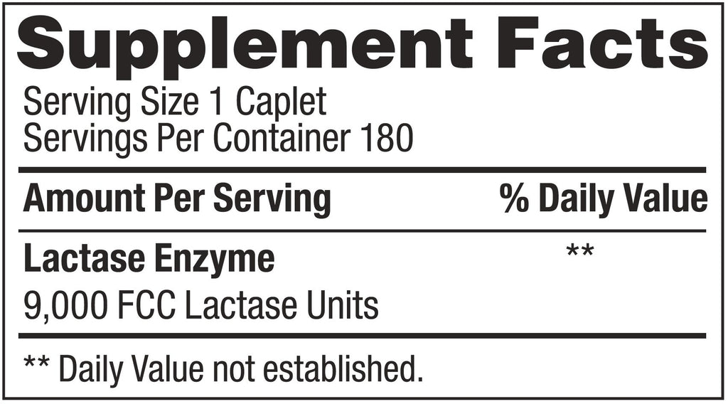 Certified Plus Lactase 9000 FCC Fast Act - 360 Caplets - image 3