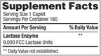 Certified Plus Lactase 9000 FCC Fast Act - 360 Caplets - image 3