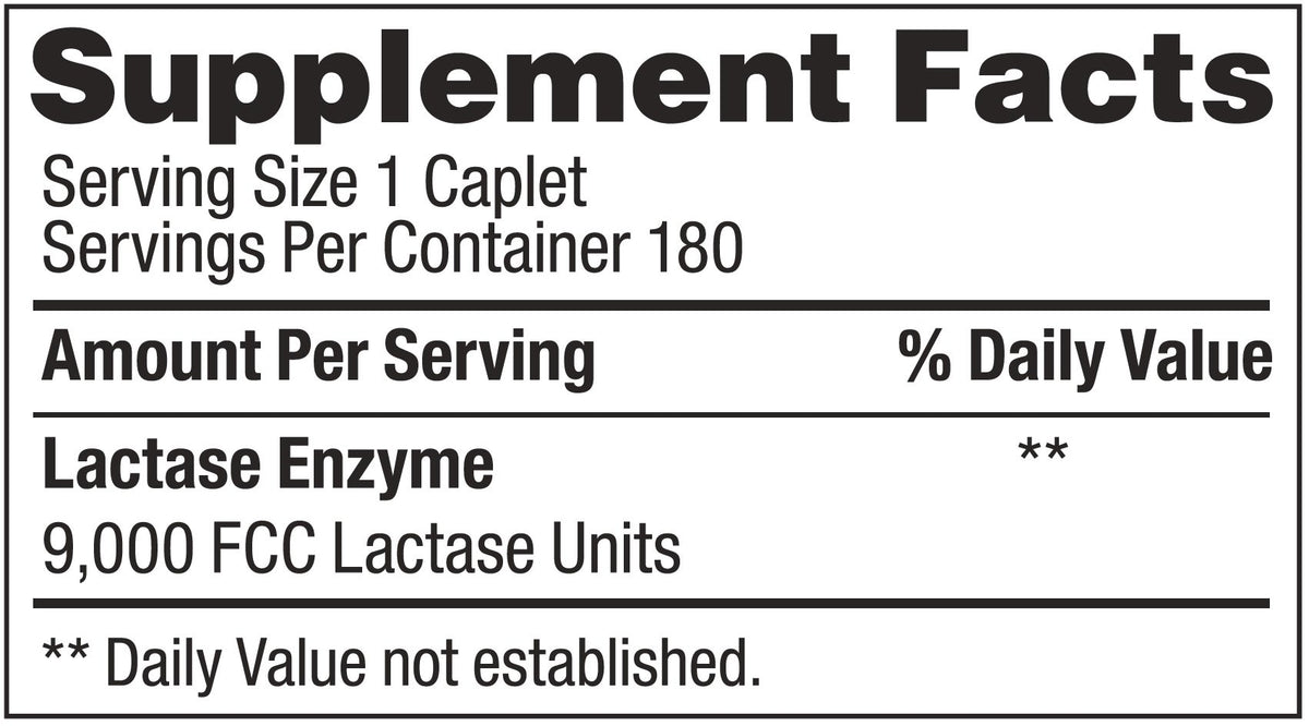 Certified Plus Lactase 9000 FCC Fast Act - 360 Caplets - image 3