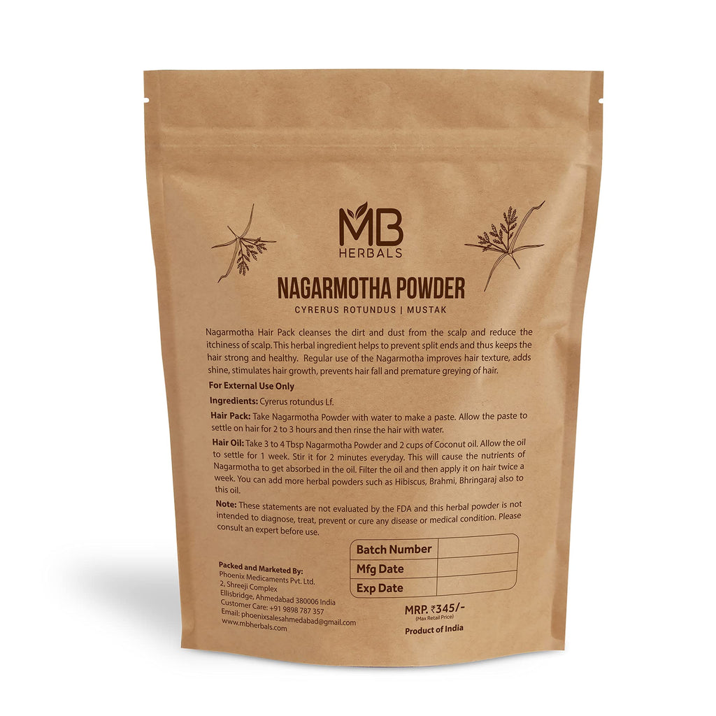 MB Herbals Nagarmotha Powder for Hair Care - 227g - image 2