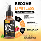 Salt Lake Supplements Vitamin B12 Liquid Drops 5000 mcg - 60 Servings - image 3
